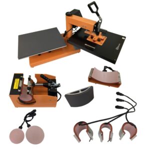 Heat press machine combo for sublimation