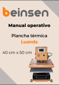 Manual Plancha térmica automática profesional Luanda